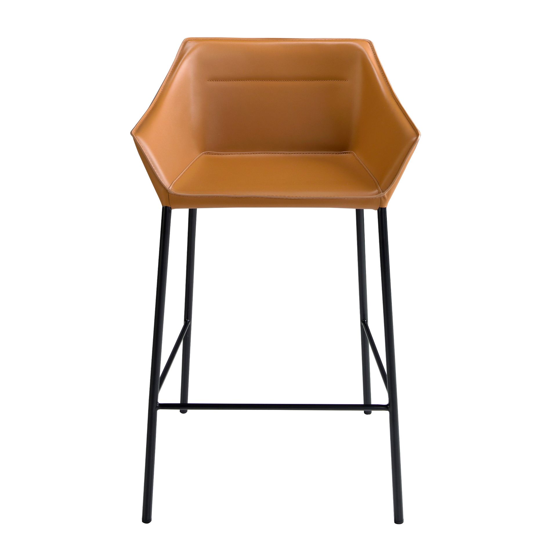 Барный стул 4145/CS931A коричневый из экокожи Angel Cerda