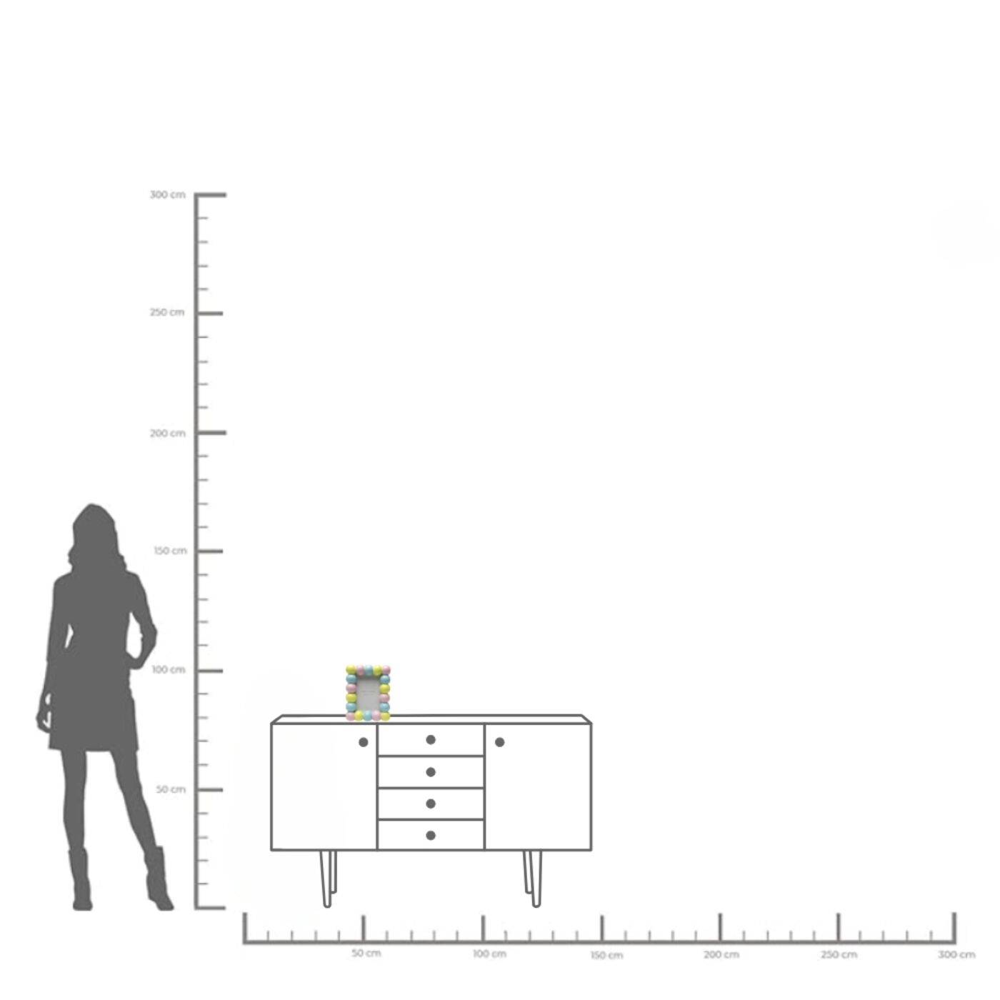 Фоторамка Pastel 13x18cm KARE 57903