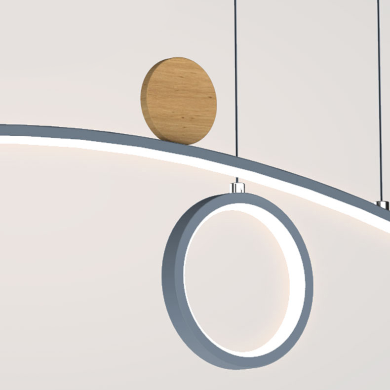 Подвесной светильник ABIGAIL LONG Black by ImperiumLoft