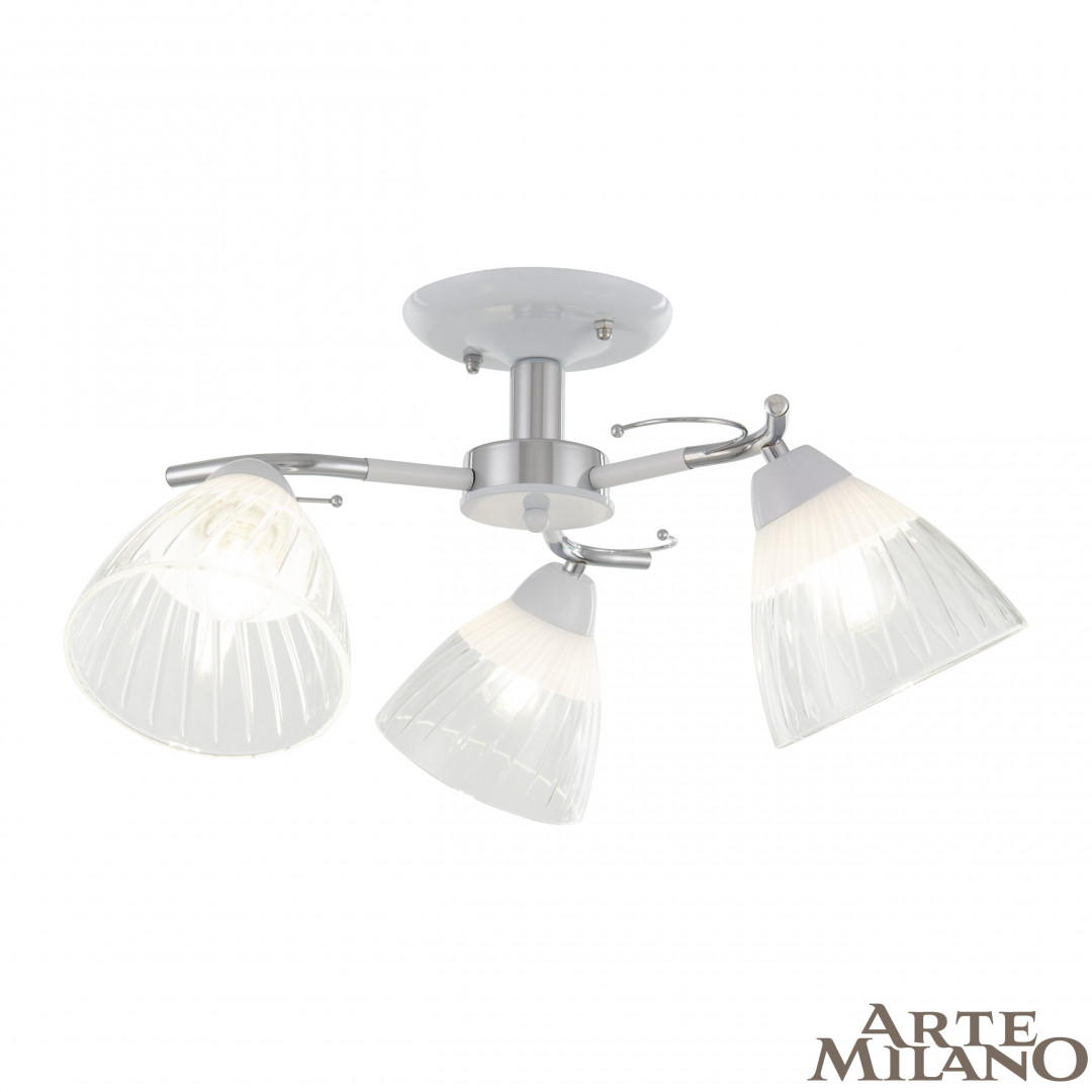 Люстра с плафонами 320306/3 WT+CR Arte Milano