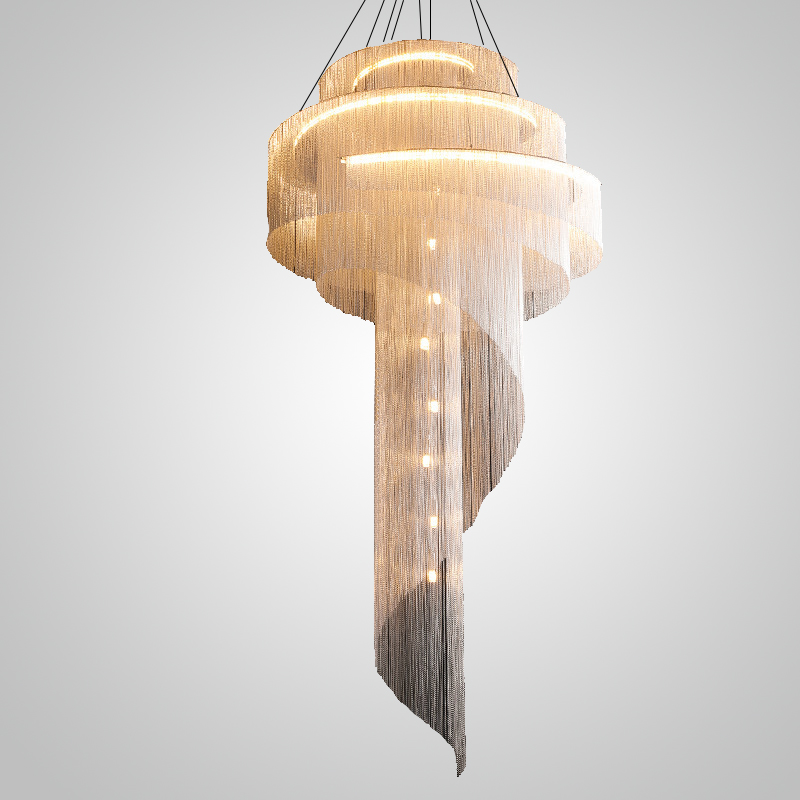 Подвесная люстра CONCORDIA GOLD D120 Chrome by ImperiumLoft