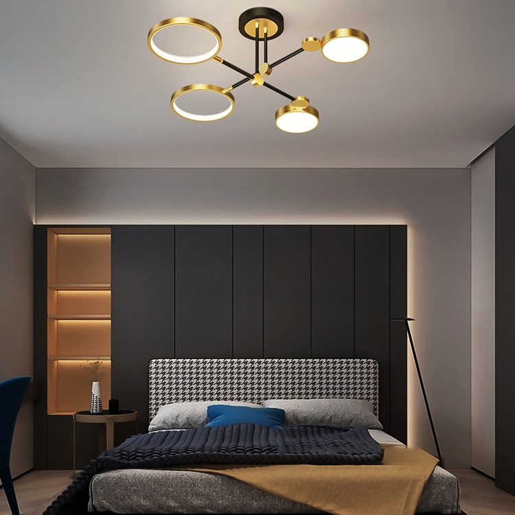 Потолочная люстра MARSA L4 Black by ImperiumLoft