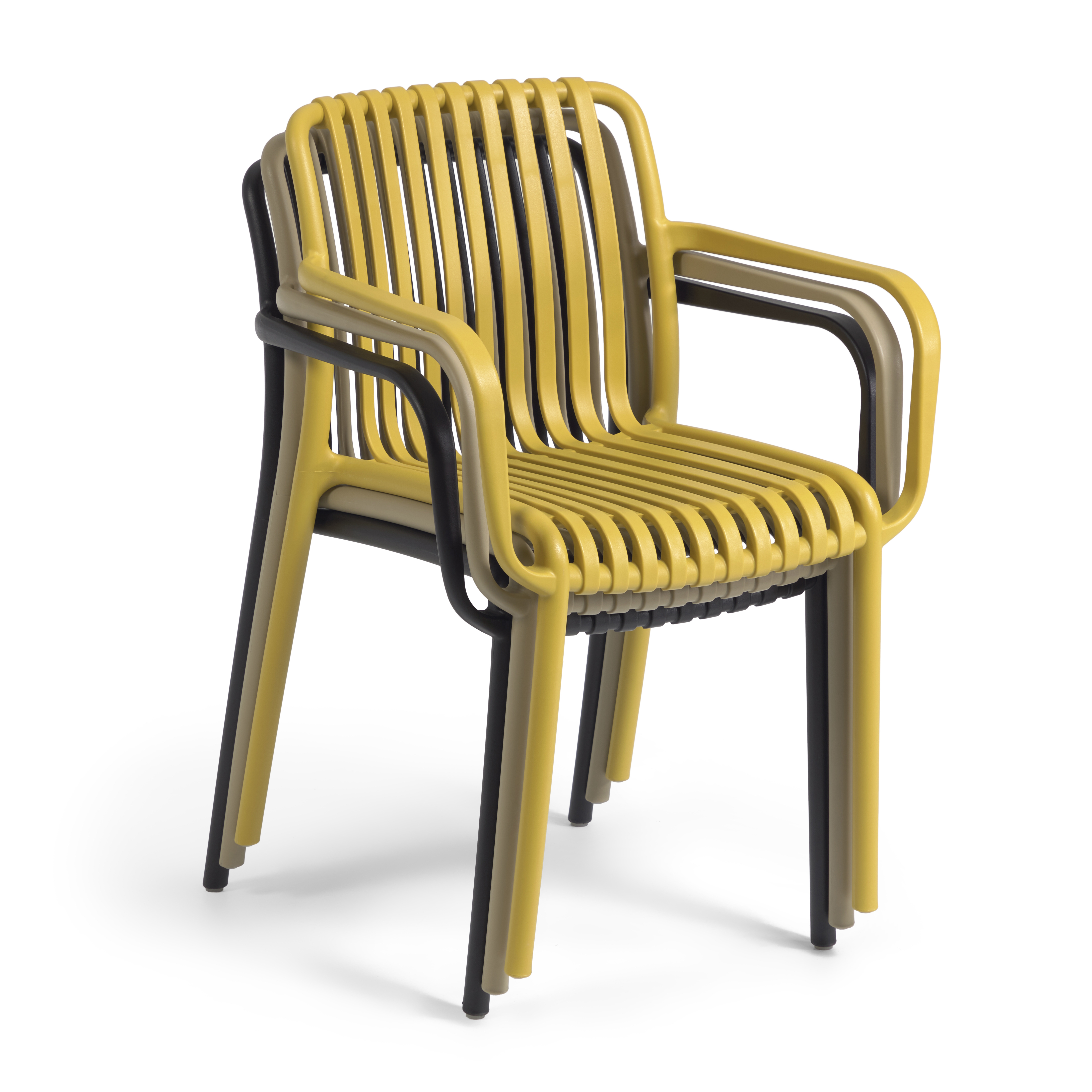 Садовый стул Isabellini в горчичном цвете La Forma 97770