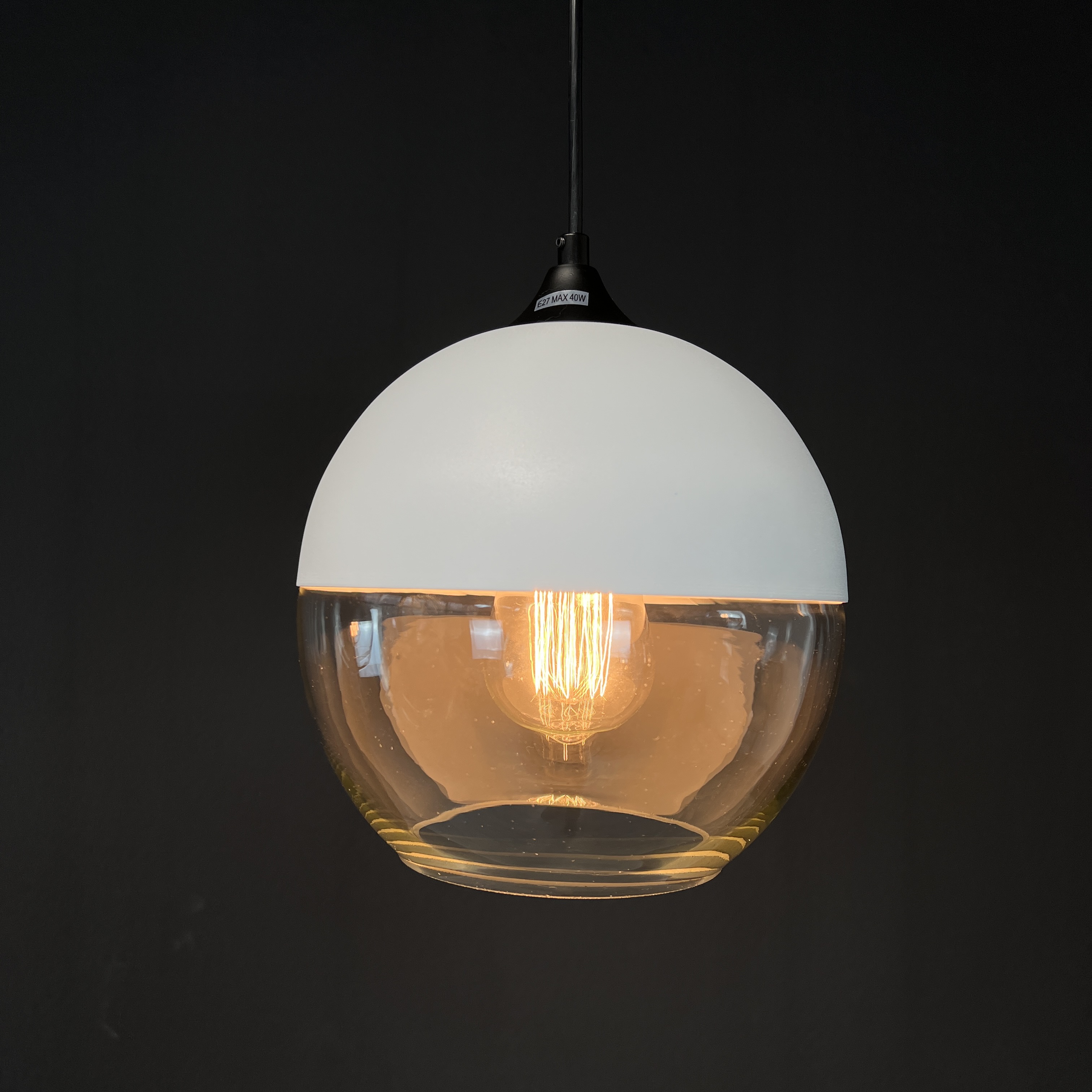 Подвесной Светильник Nord C D20 White/Transparent By Imperiumloft