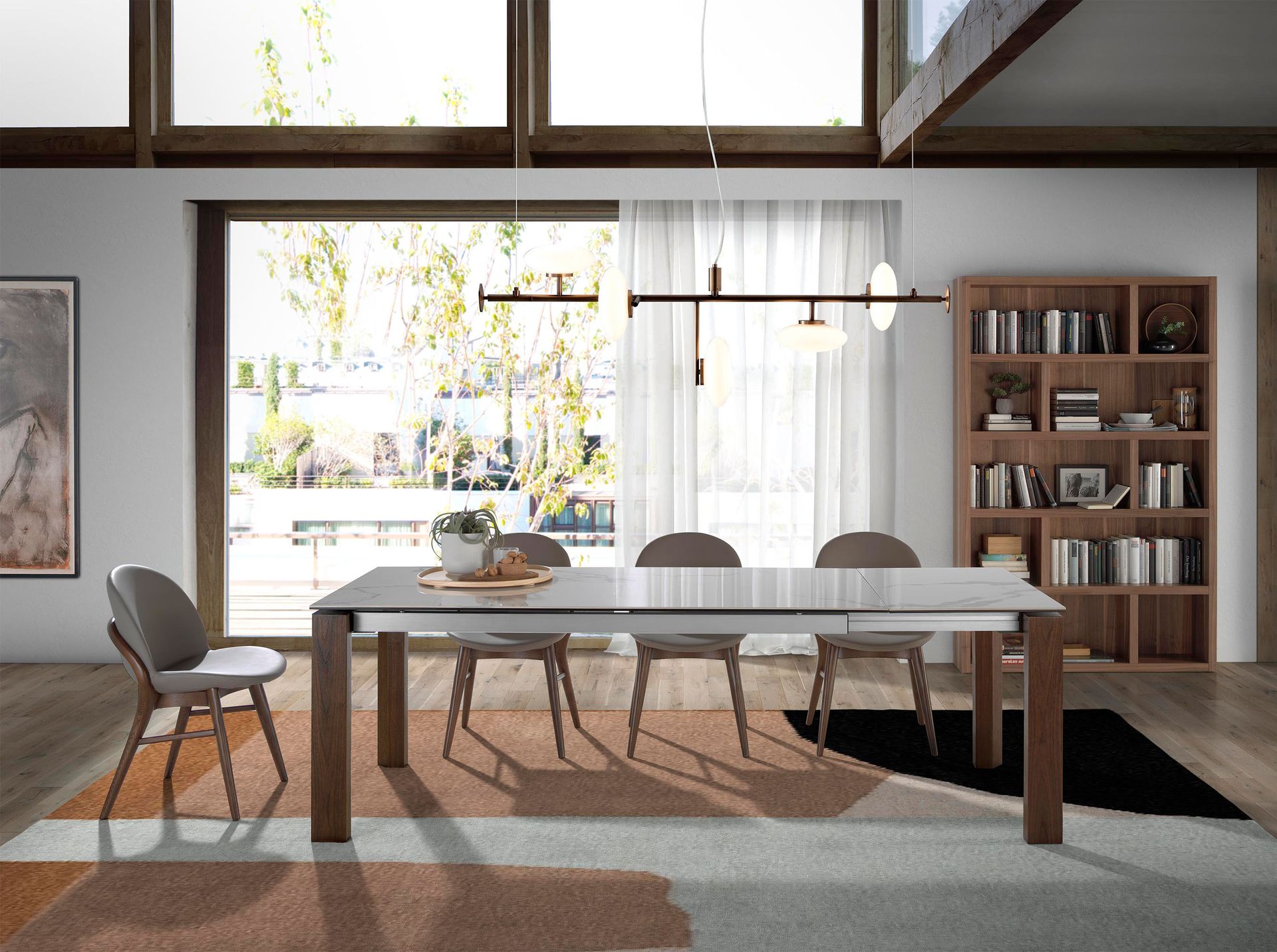 Стеллаж GOB-N5402-3 /3180 из орехового дерева Angel Cerda