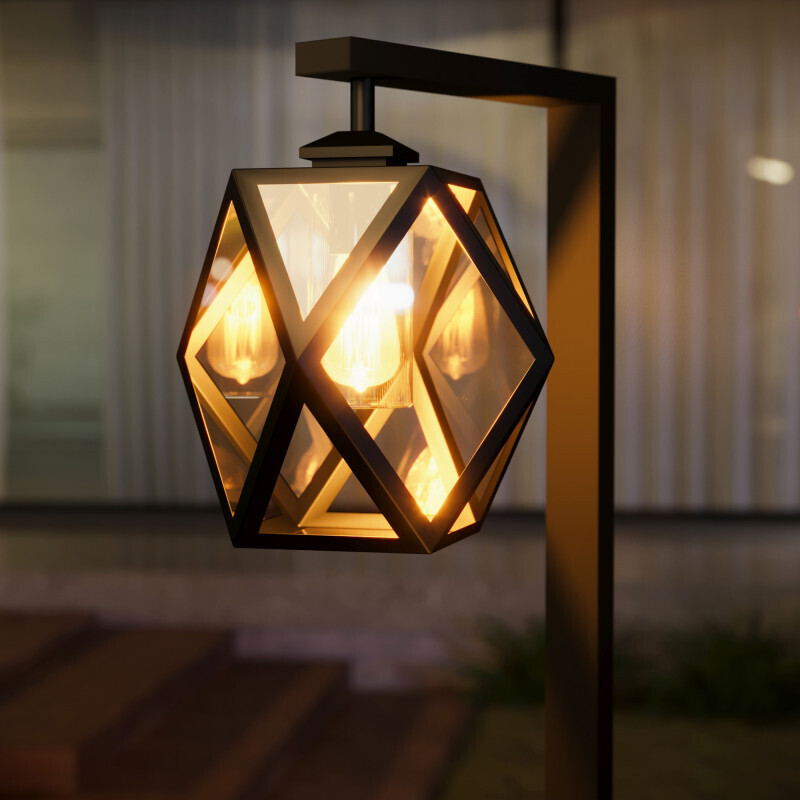 Садовый светильник Elektrostandard Ambra F (35133/F) чёрный