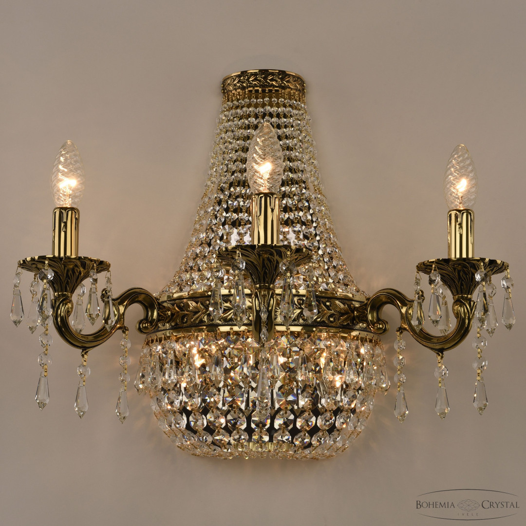 Бра хрустальные 2201H201B/3/47IV GB Bohemia Ivele Crystal