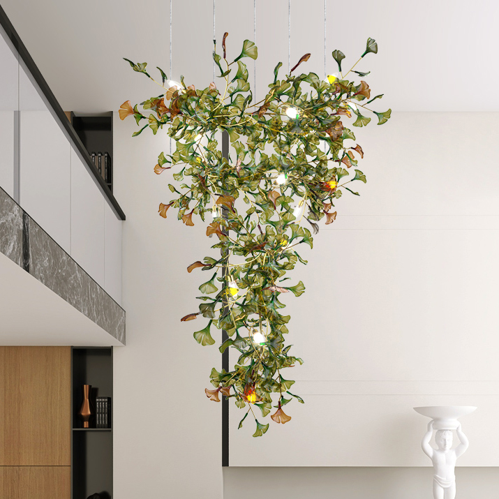 Подвесная люстра ELLING LUX H180 Amber by ImperiumLoft