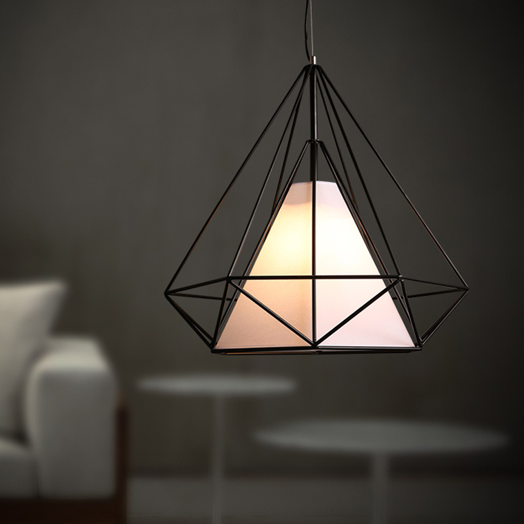 Подвесной светильник The Diamond Chandelier Kevin Reilly 3 Белый by ImperiumLoft
