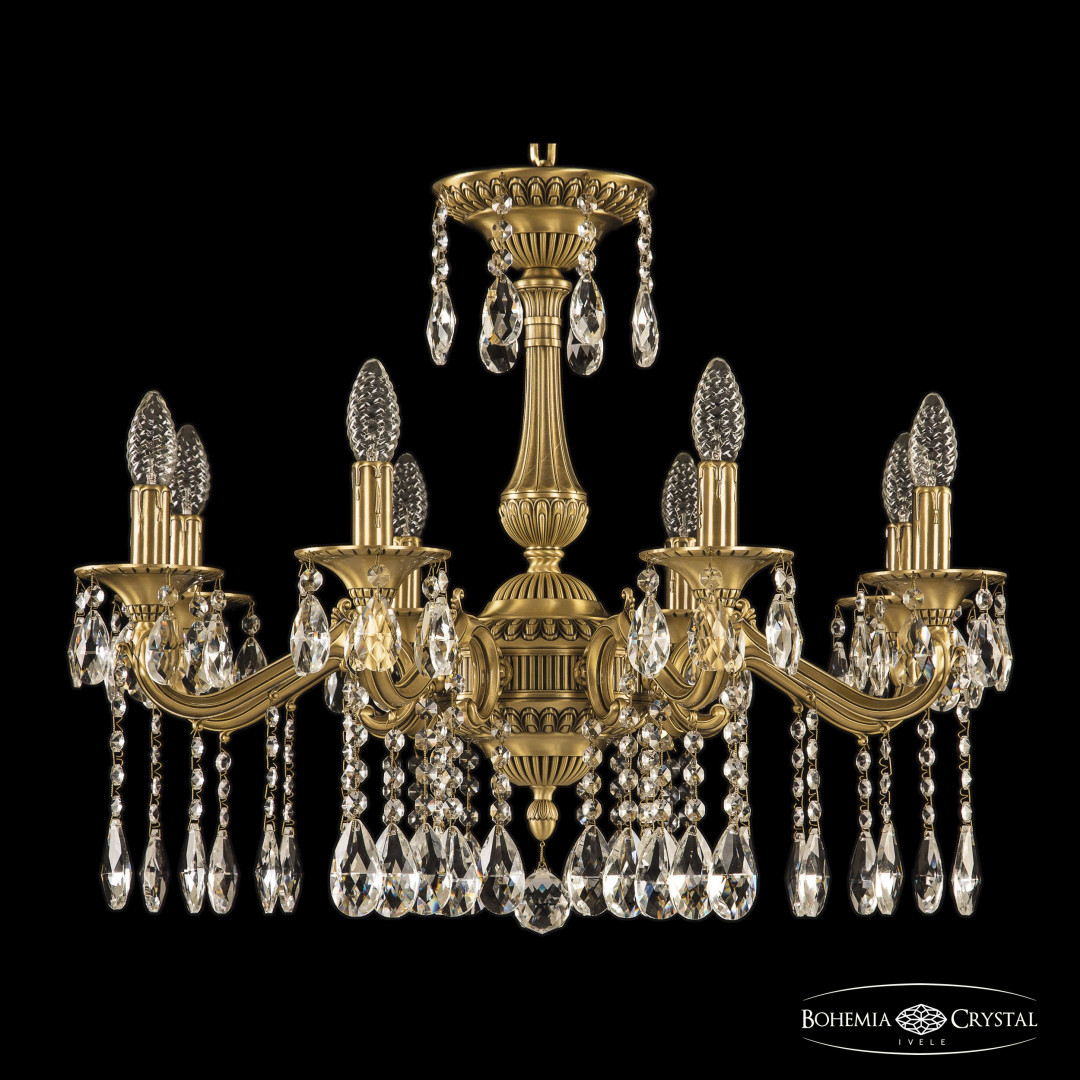 Люстра бронзовая с хрусталём 73102/8/210 A FP