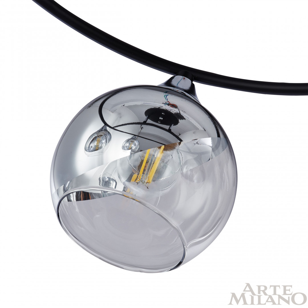 Люстра с плафонами 322403/3 BK+CR Arte Milano