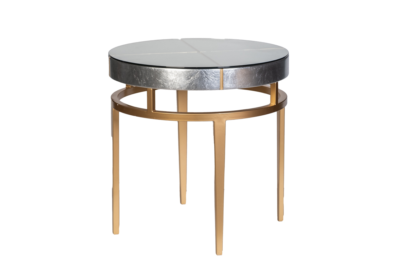 Столик журнальный Futuro серебристый Garda Decor ART-2705-ET