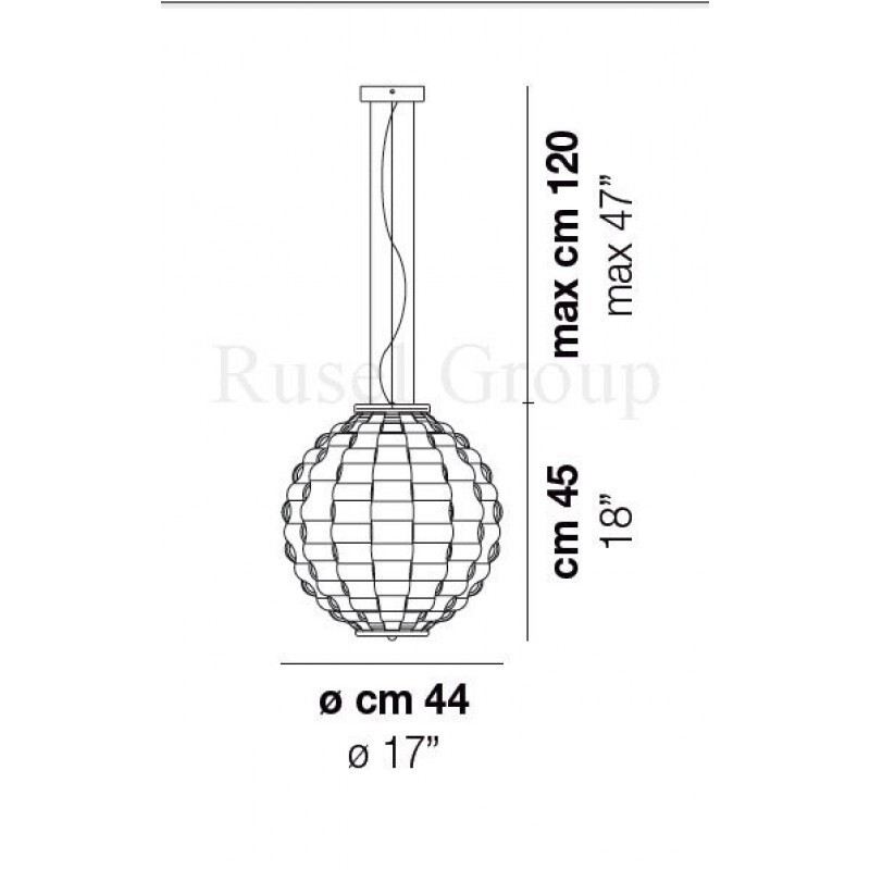 Подвесной светильник Vistosi TAHOMA ROUND SP