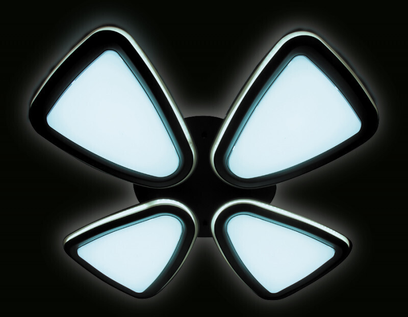 Накладной светильник Ambrella FG1012/4 WH/SL 274W D815