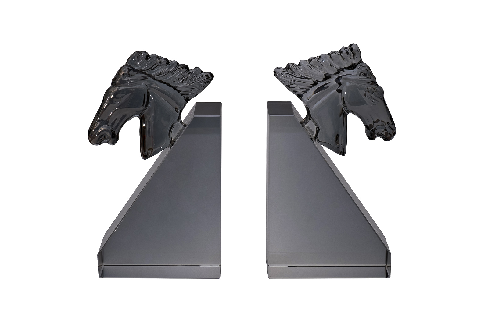 Держатели для книг Кони серые 2 шт., 11.5*6*21.5. Garda Decor XBE71952