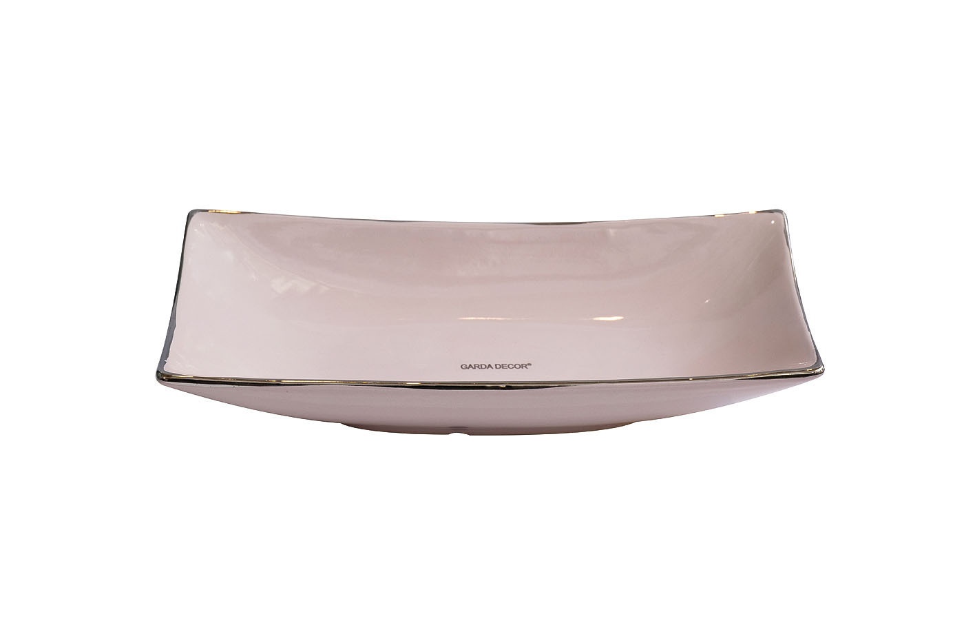 Блюдо керамическое розовое Garda Decor 18H3049-ROS