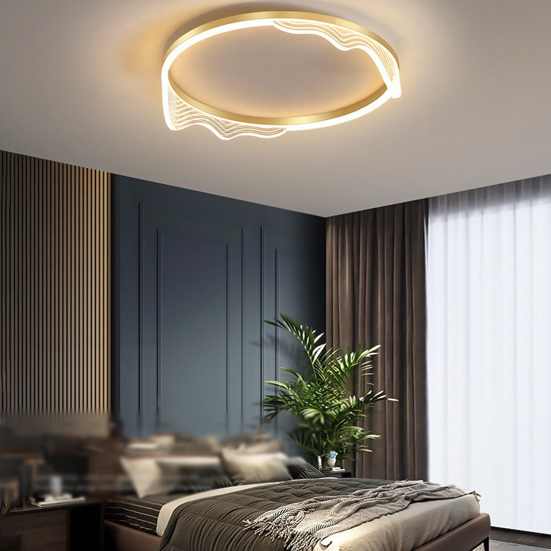 Потолочный светильник IZELIN D50 Brass by ImperiumLoft