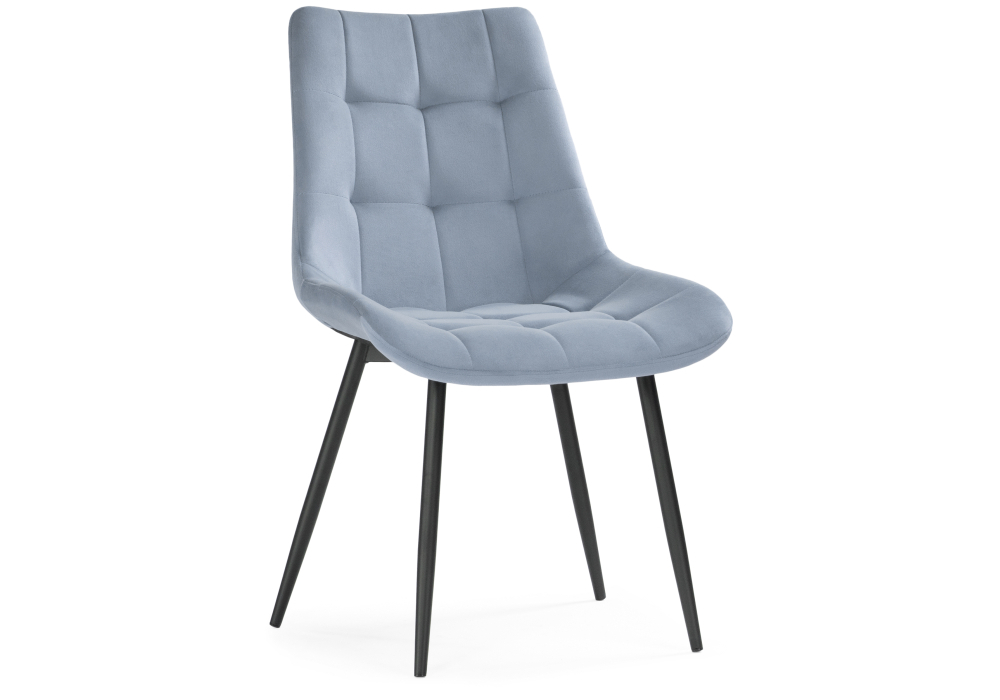 Стул Woodville Sidra light blue / black 15207