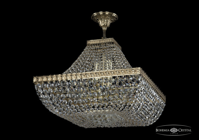 Люстра на штанге Bohemia Ivele Crystal 19282/H1/45IV G