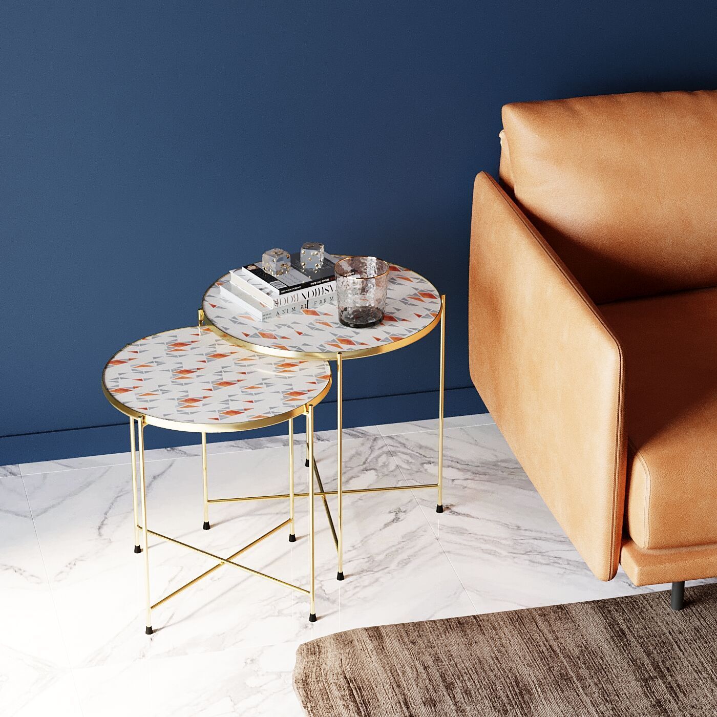 Столик приставной KARE Priya 86275