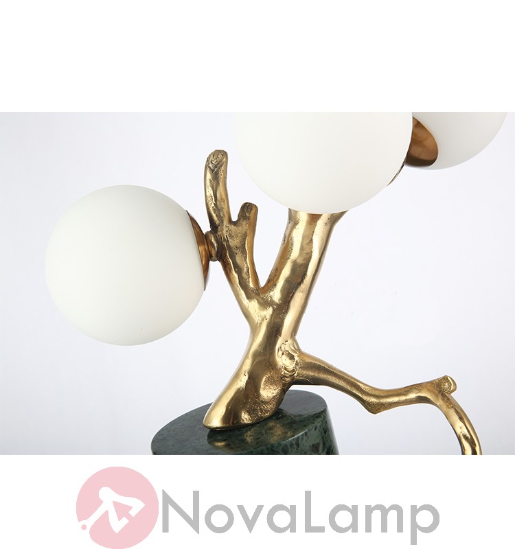 Настольная лампа Marble Branch Коричневый мрамор by ImperiumLoft