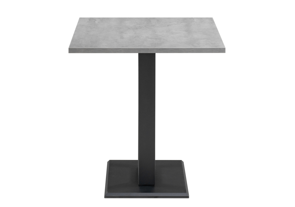 Стол деревянный Woodville Мичиган Лофт 110х70х74 25 мм бетон / черный матовый 515297