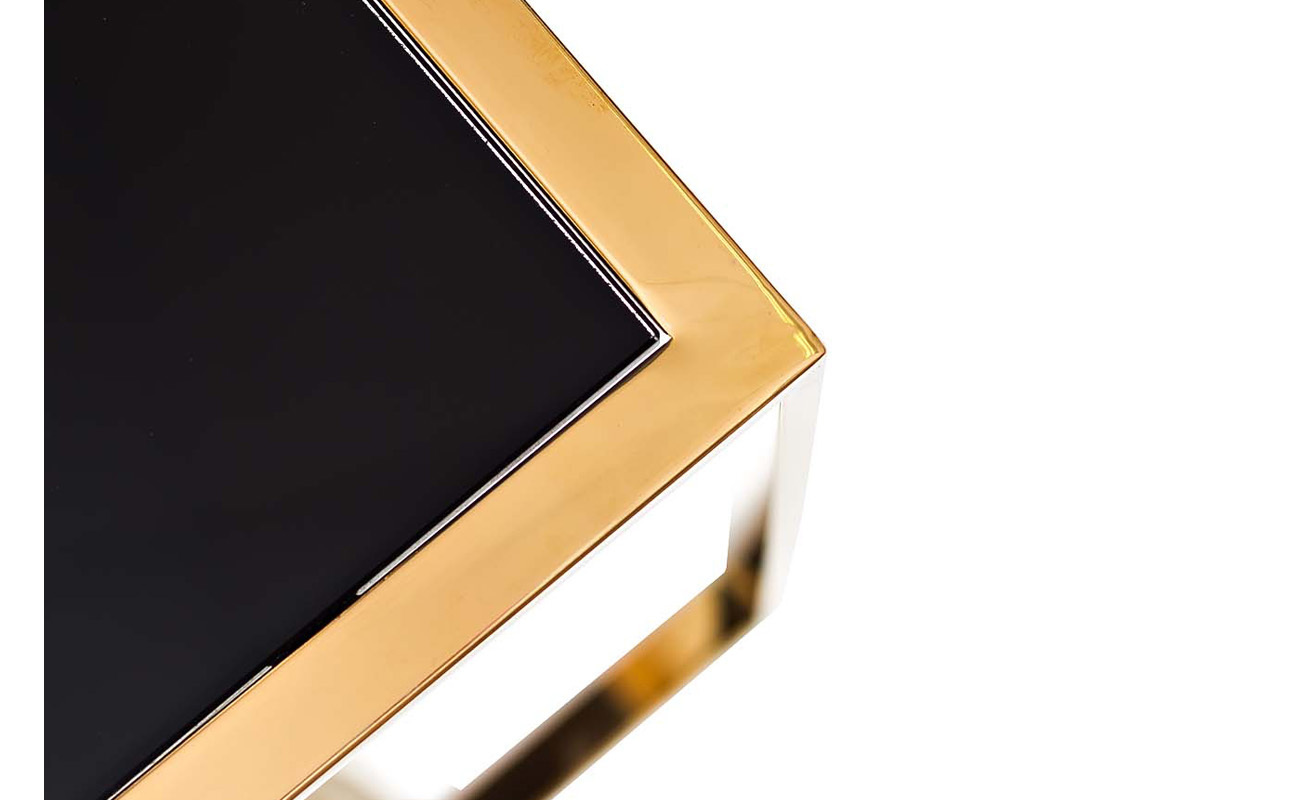 Стол журнальный на металлическом каркасе Garda Decor 13RX5076M-GOLD