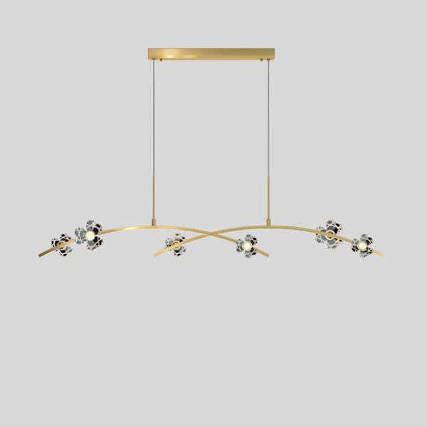 Подвесной светильник CAMILIA ARC L100 Brass by ImperiumLoft