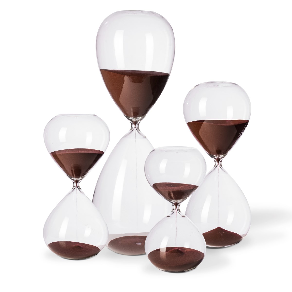 Часы Pols Potten Sandglass ball S brown