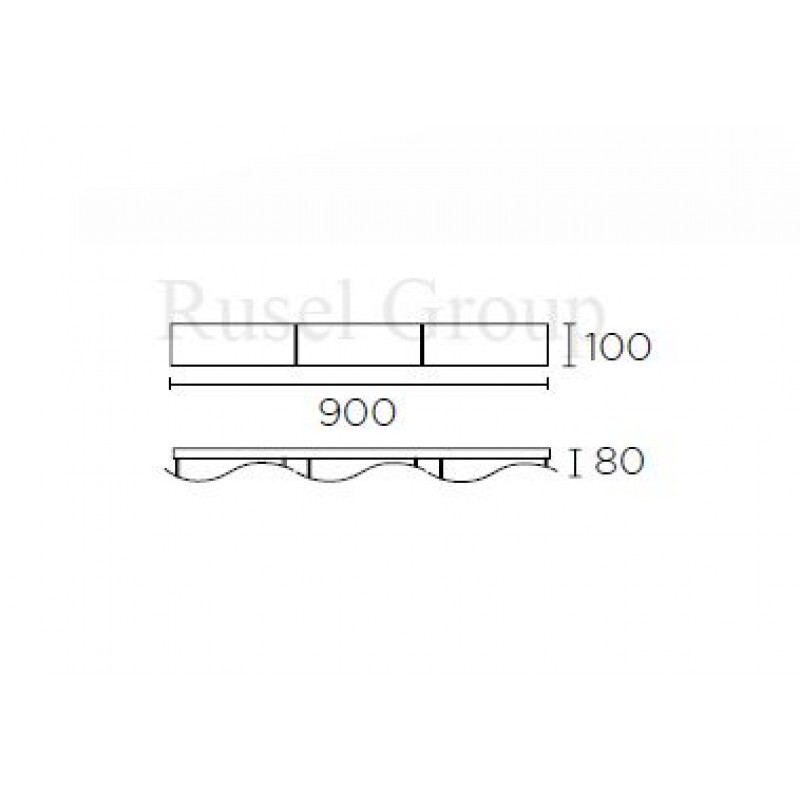 Настенный светильник Leds C4 ONDA AP