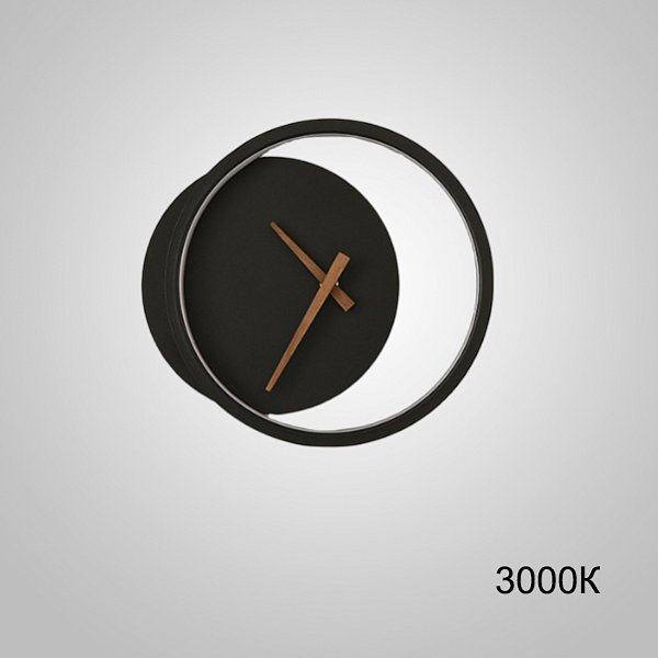 Настенный светильник CLOCK Black 3000К by ImperiumLoft