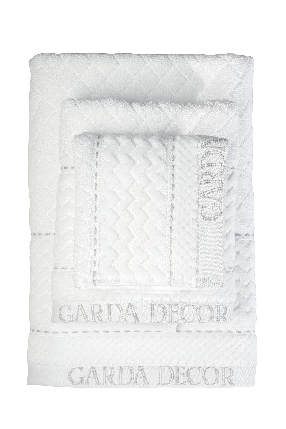 Полотенце "Наполи" 70*140 белое Garda Decor 119VAL-ARG70140-POL BEL