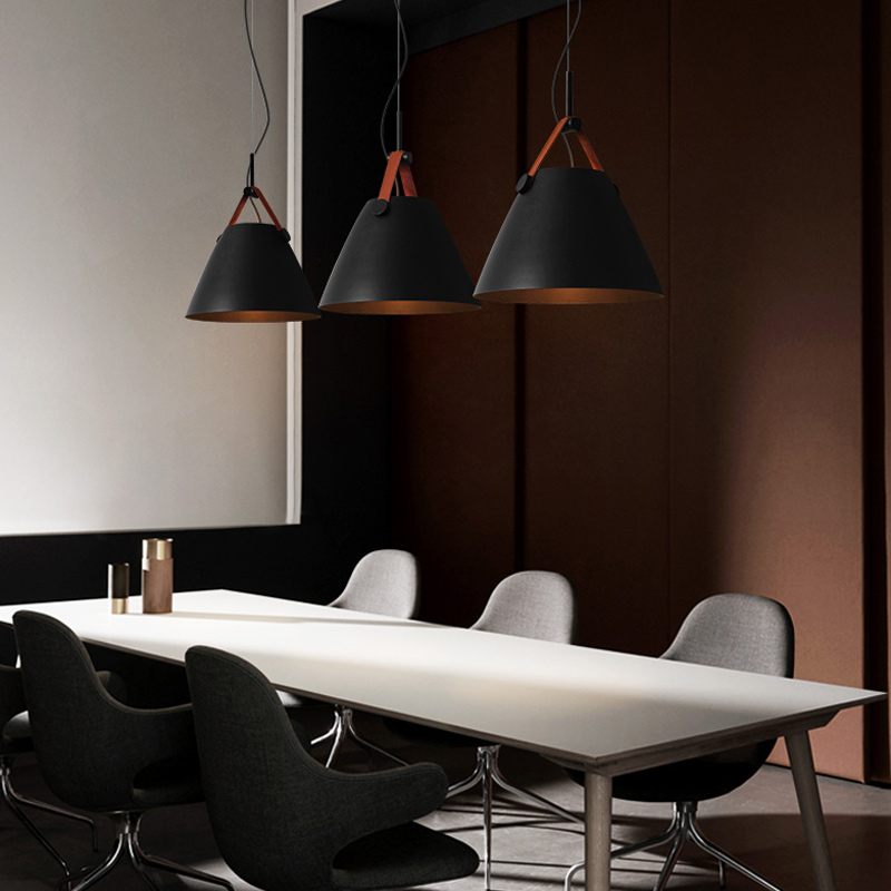 Подвесной светильник Strap A L3 Black by ImperiumLoft