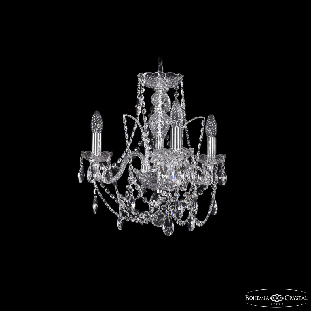 Люстра хрустальная 1411/3/141 Ni