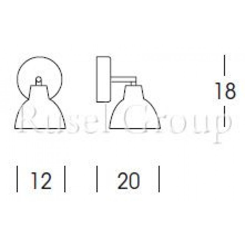Настенно-потолочный светильник Linea Light Campana 4405