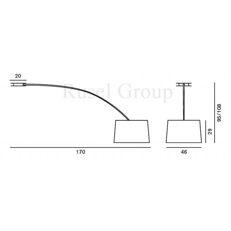 Потолочный светильник Foscarini twiggy soffitto