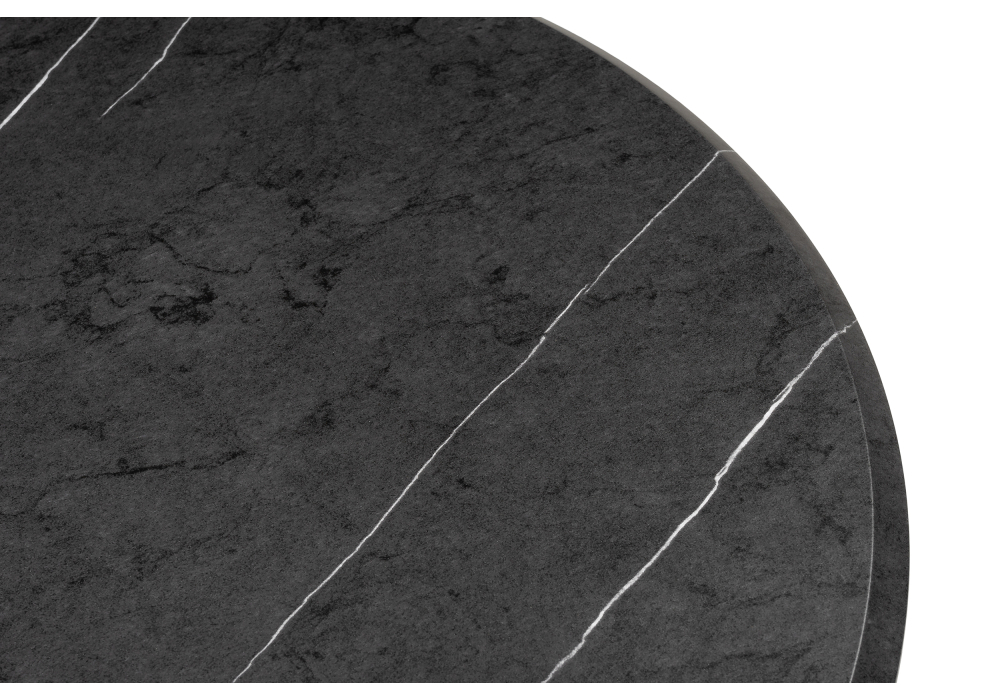 Журнальный стол Woodville Грейс мрамор черный / черный 516565