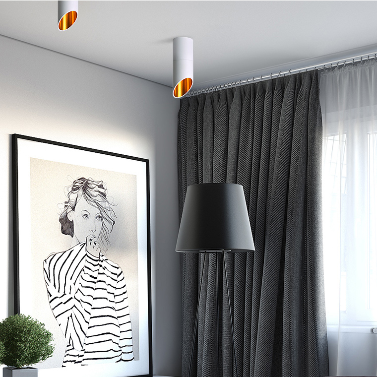 Потолочный светильник 45° lamps by Via H23 White by ImperiumLoft