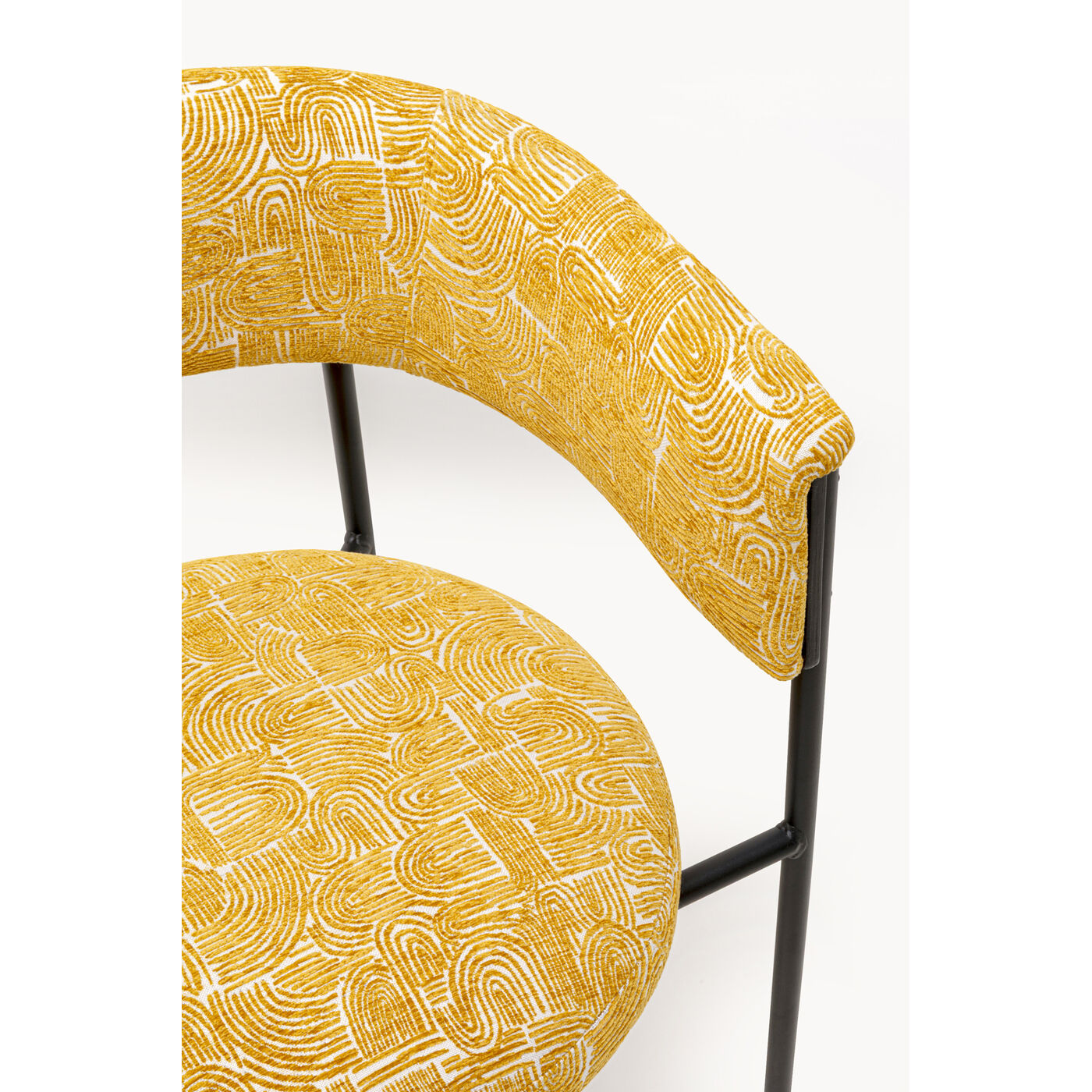 Стул с подлокотниками Vada Yellow KARE 71330