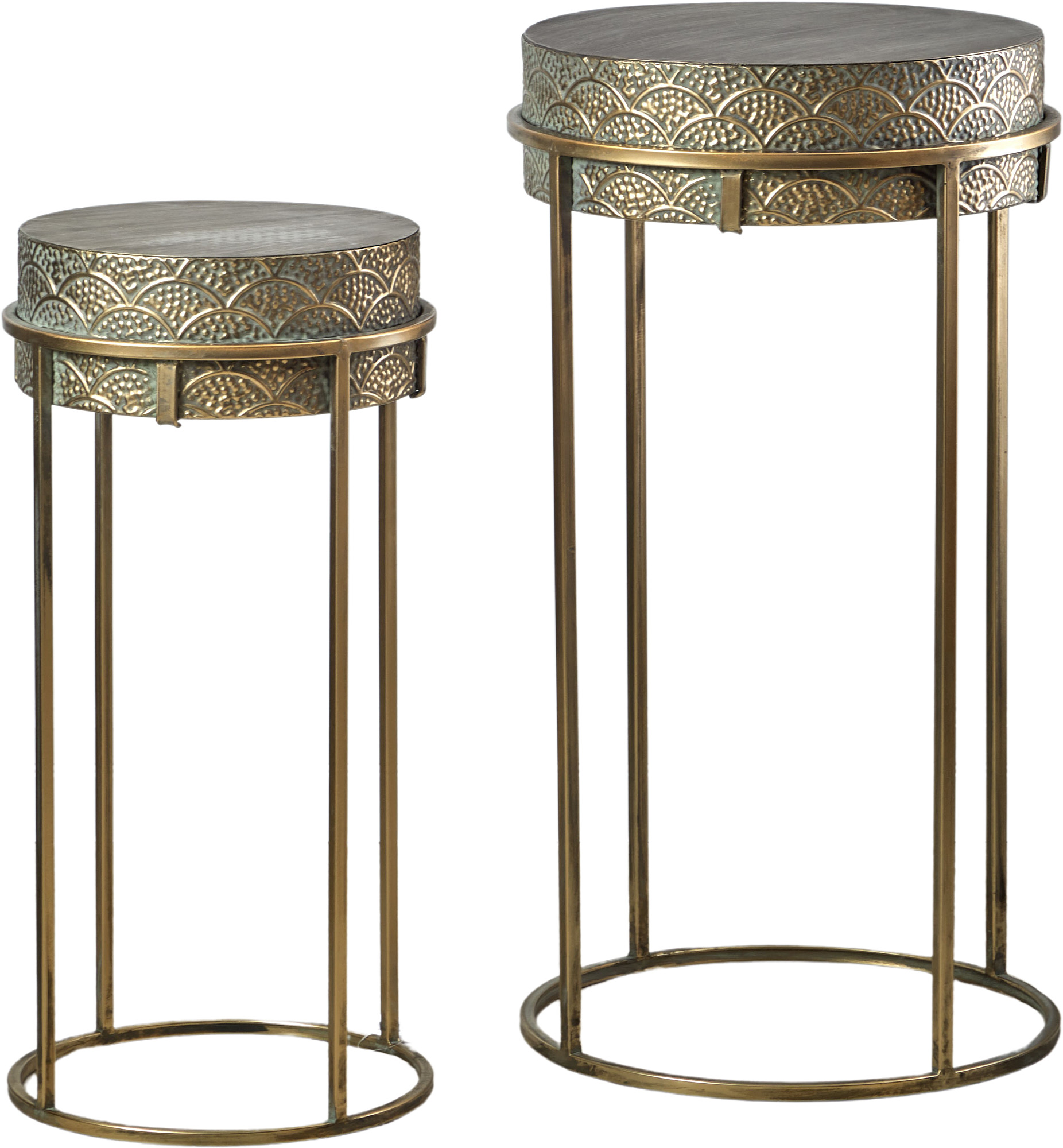 Столики интерьерные Танзания, набор Glasar 57-223