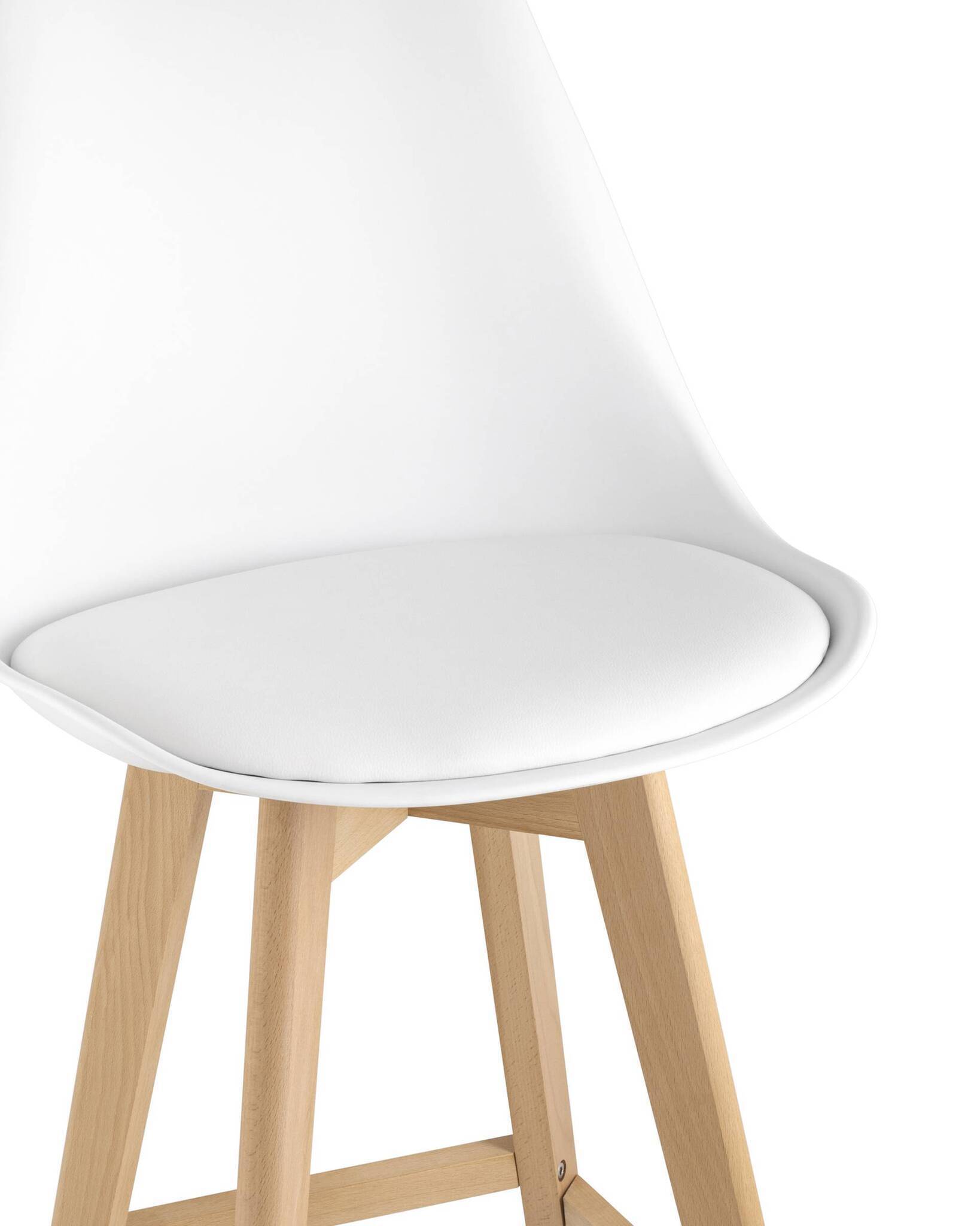 Стул барный FRANKFURT белый Stool Group