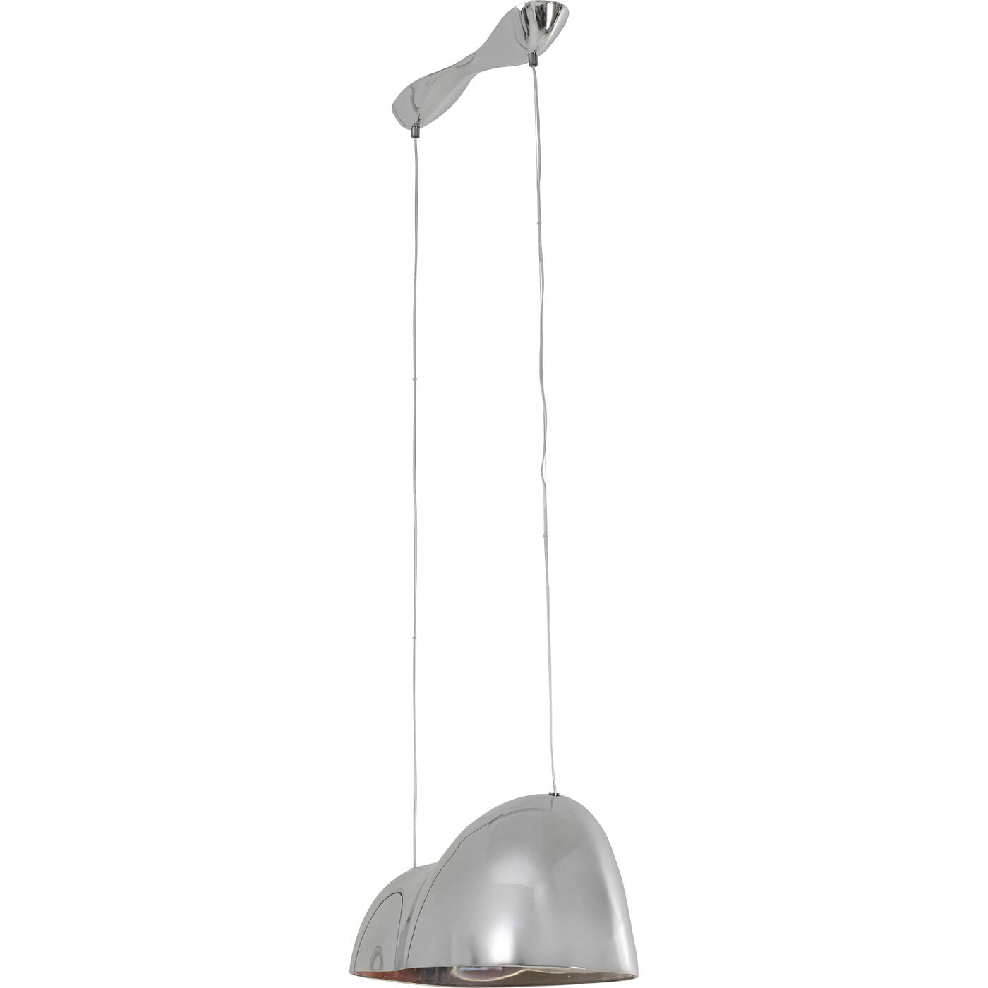 Светильник подвесной Cloud Beam Double Silver 70cm KARE 57759