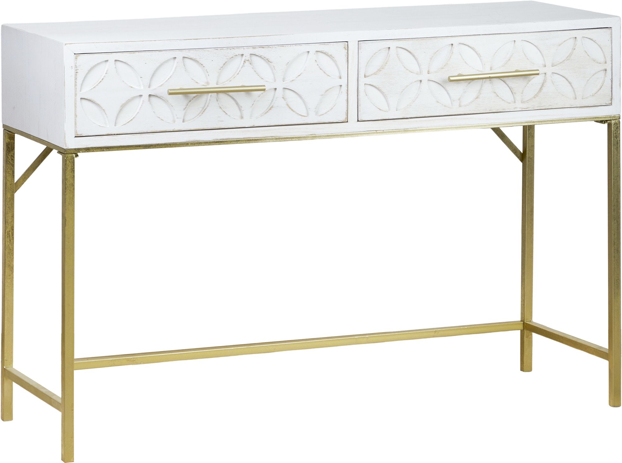 Консоль пристенная с ящиками Glasar 70-001