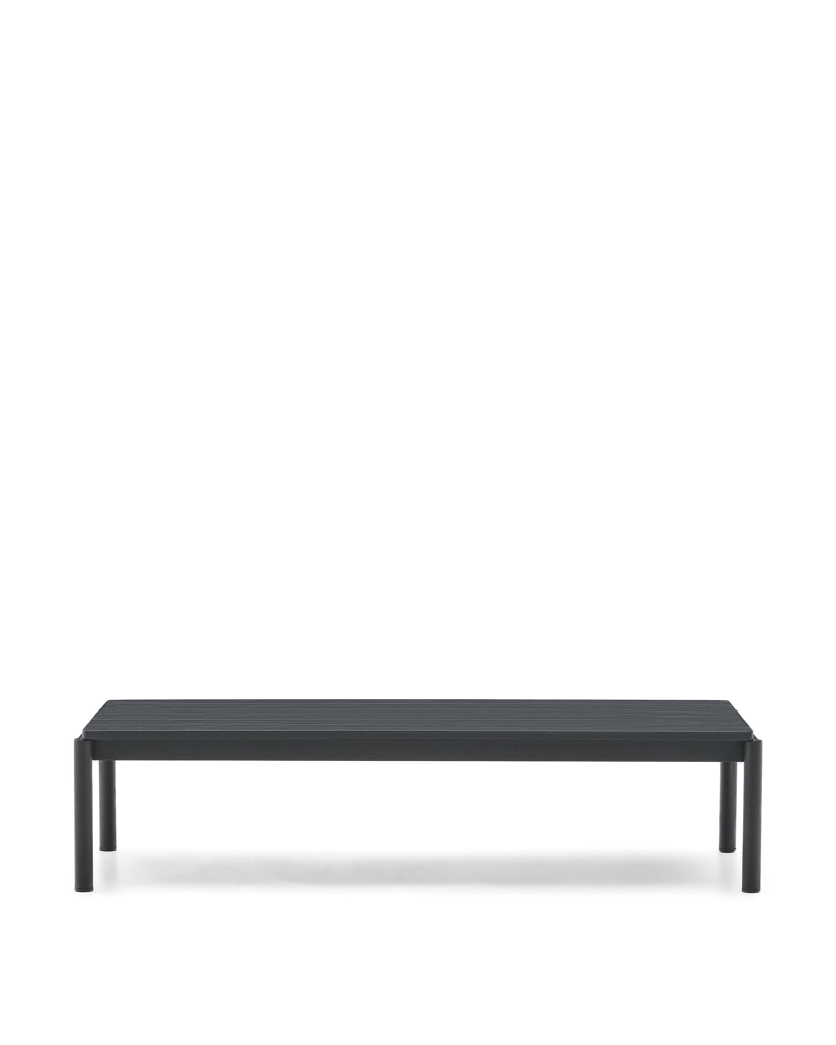 Журнальный столик Sorells из серого алюминия 63 x 149 см La Forma (ex Julia Grup)