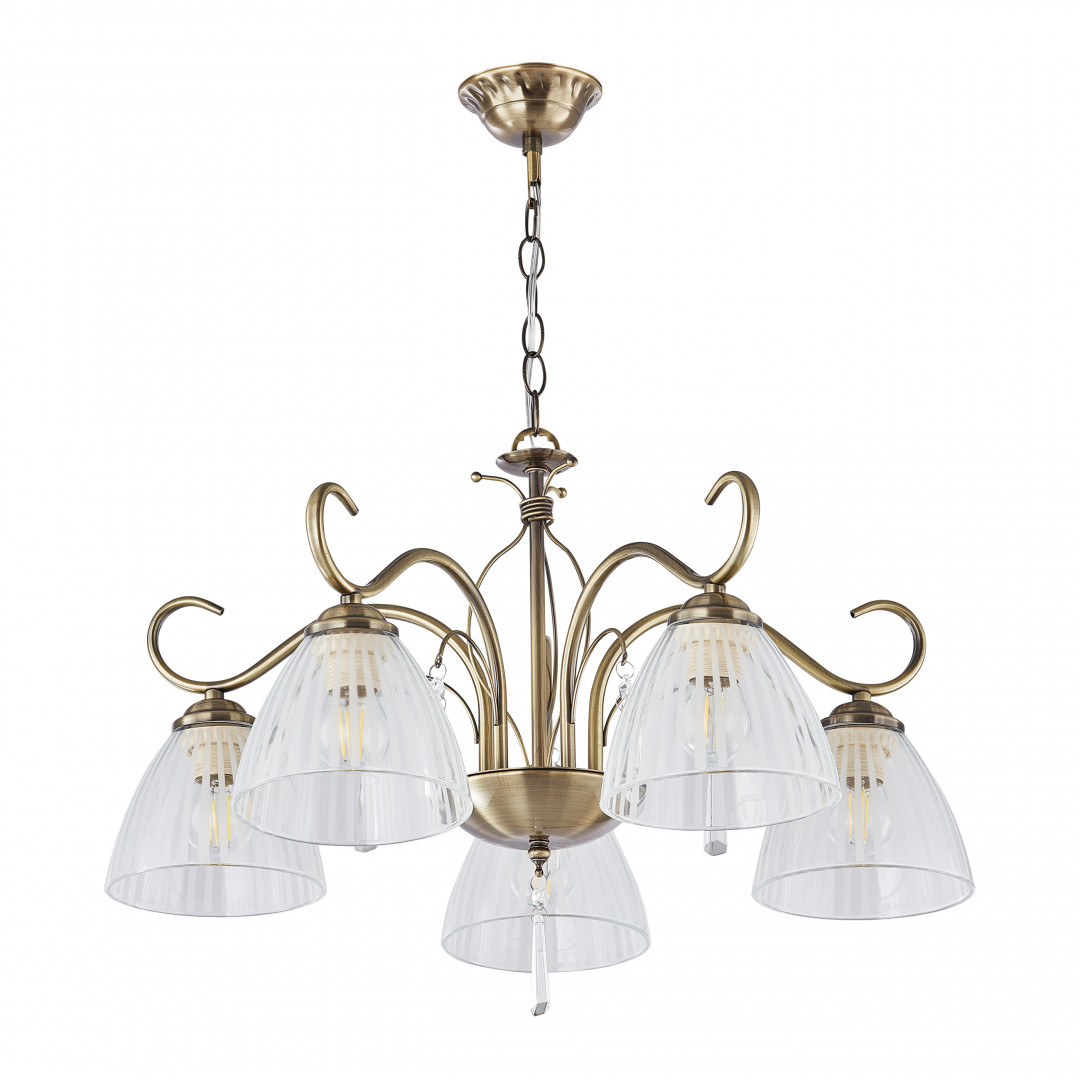 Люстра подвесная с плафонами 338656/5 AB Arte Milano