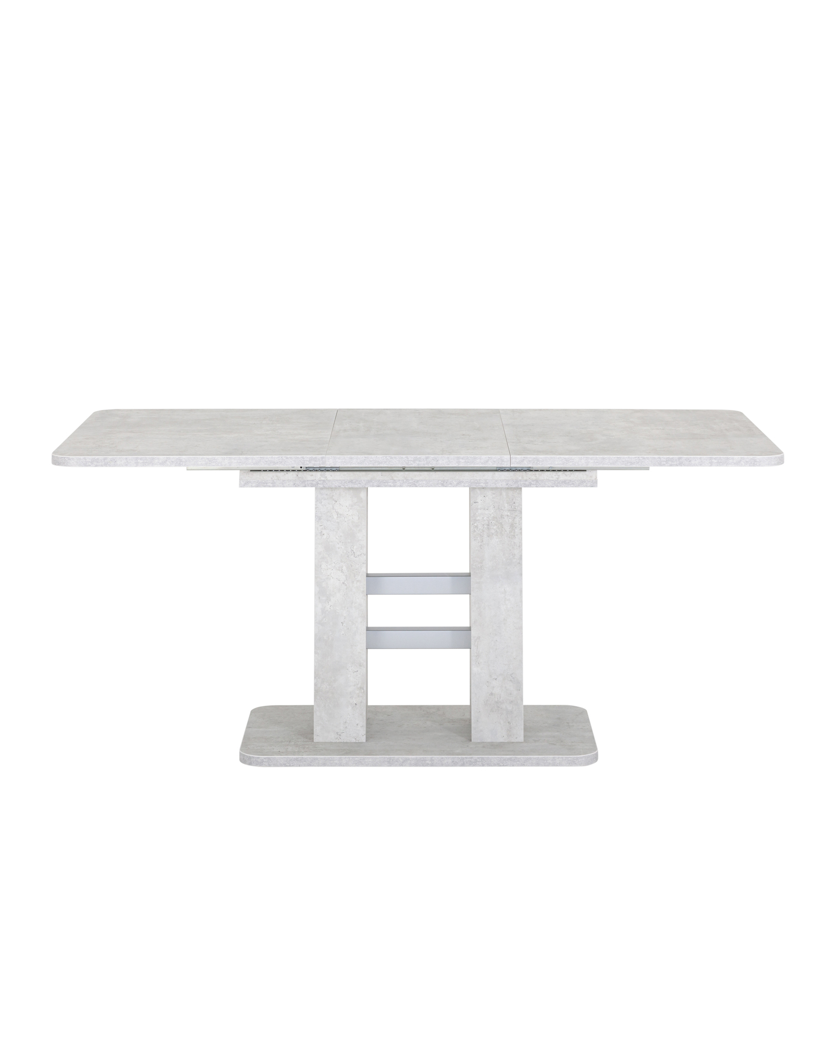 Стол Elephant раскладной 120-160*80 бетон/алюминий Stool Group