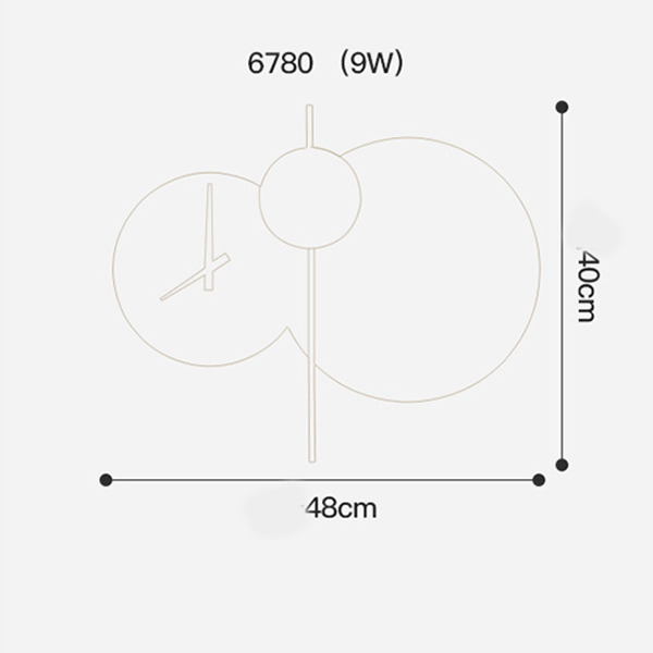 Настенный светильник SPENSER D Black Green by ImperiumLoft