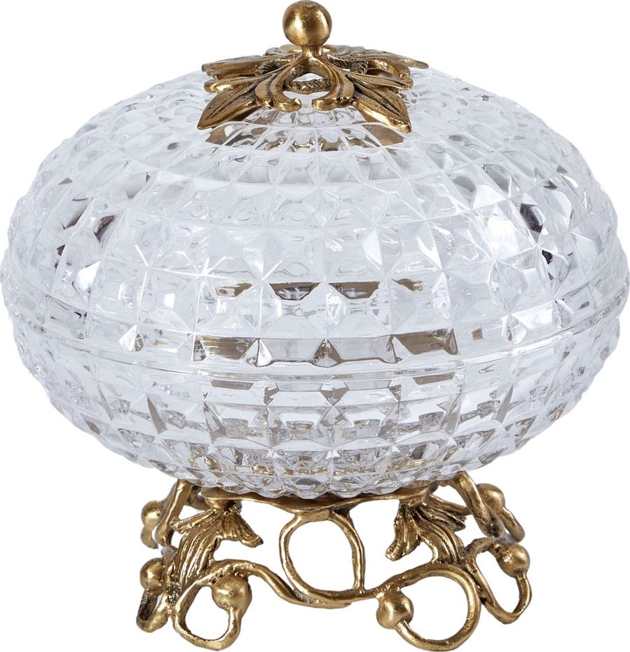 Конфетница Glasar HGL483S/3/GLASS