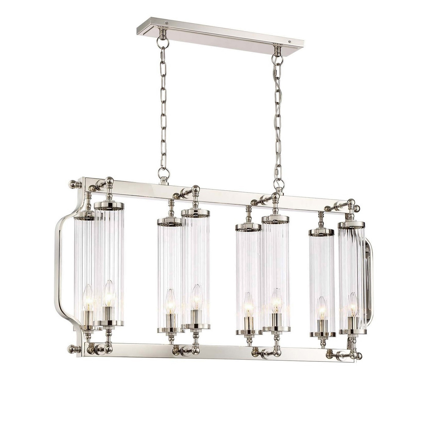 Люстра  Delight Collection Regis 8 nickel