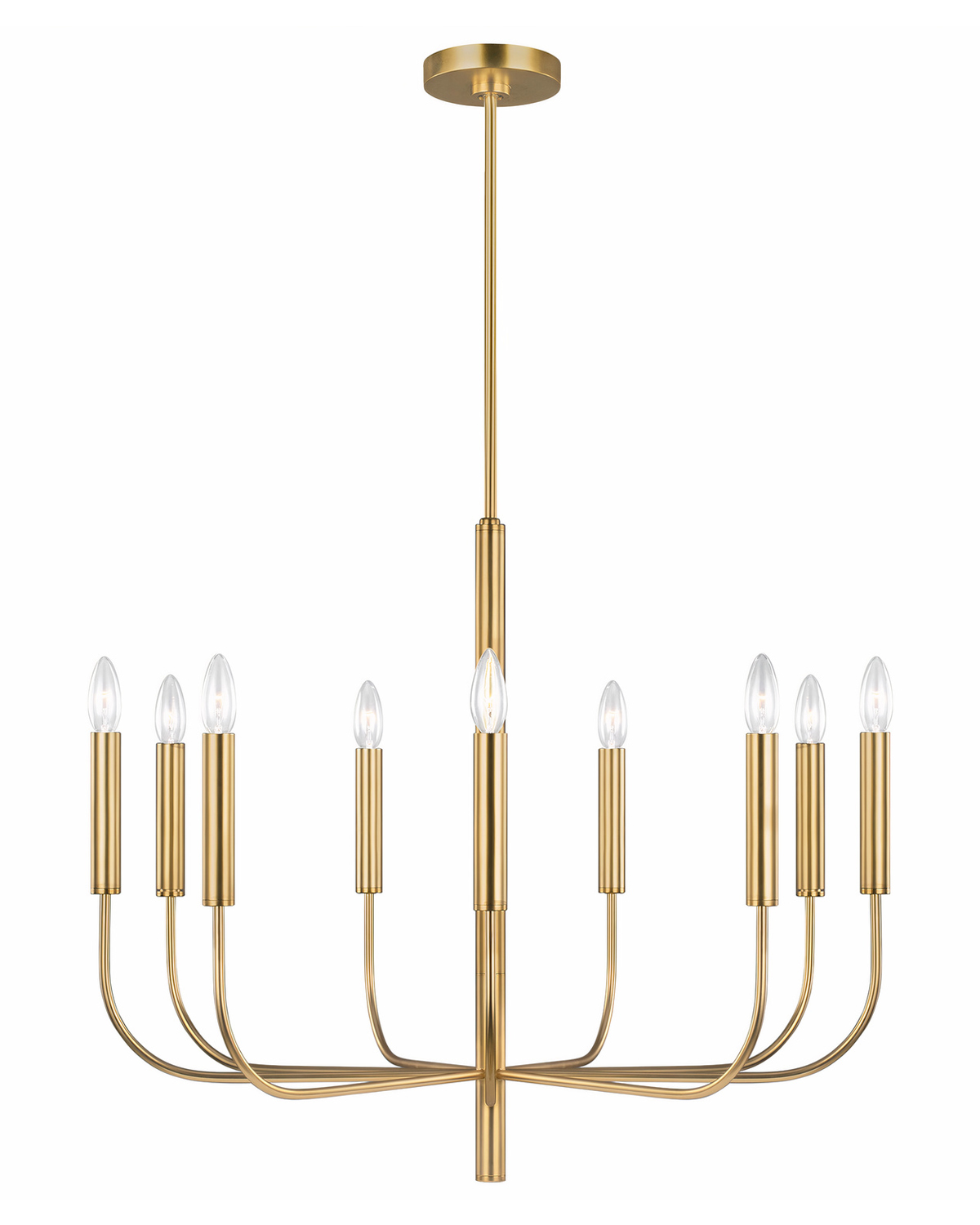 Большая золотая люстра Уорвик Louvre Home JJ11161-9DC